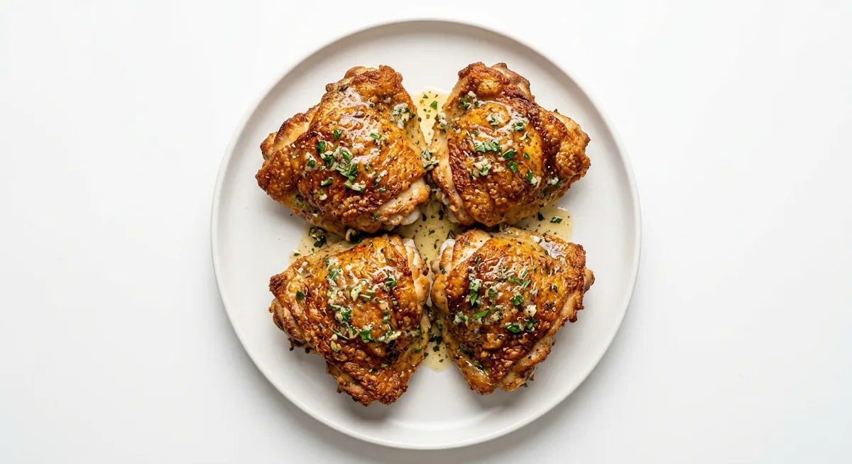 Air Fryer Chicken Thighs: Crispy Skin, Juicy Meat, 25 Mins
